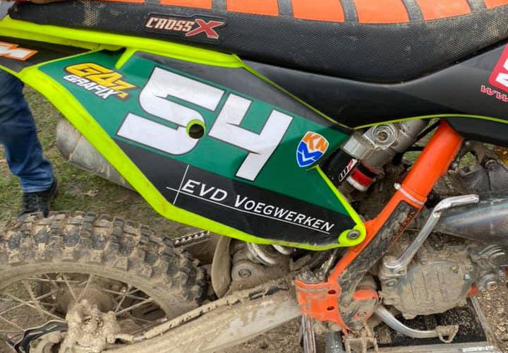 EVD is ook op de motorcross te vinden